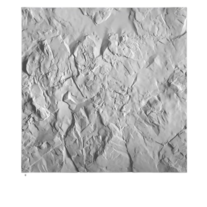 Panou decorativ 3D, Evart 3D, ipsos, Model Rock, 90 X 90 cm