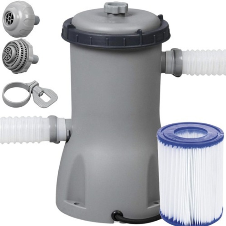Pompa filtru piscina Bestway, 3028 litri/h