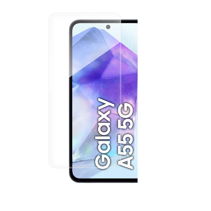 Tokbarát Wozinsky Tempered Glass átlátszó védőfólia, amely kompatibilis a Samsung Galaxy A55 5G telefonnal