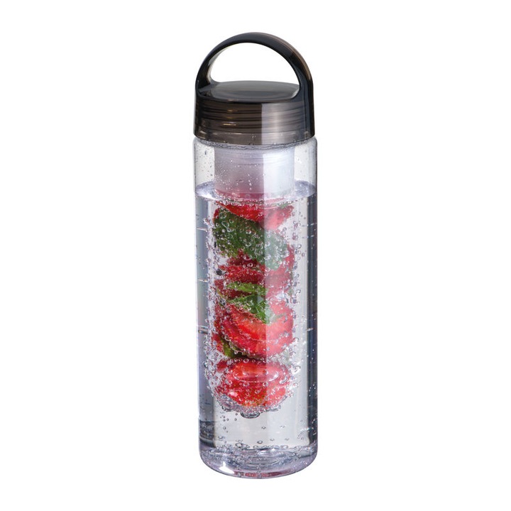Sticla apa, Easy, Cu infuzor pentru fructe, Tritan, 650 ml