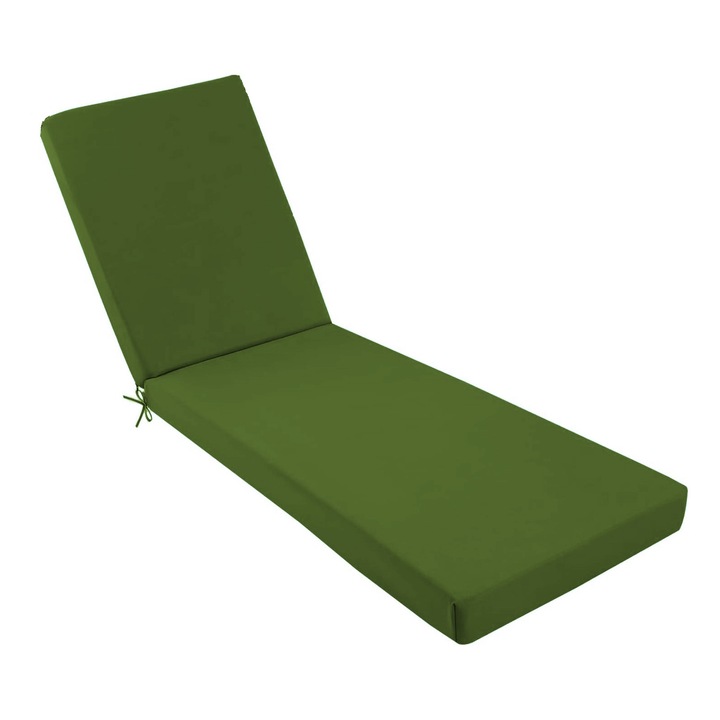 Lazyboy heverő matrac, 60 x 190 cm, vízálló, prémium poliuretán hab, 6 cm, zsinór rögzítés, Pasztell Olive szín