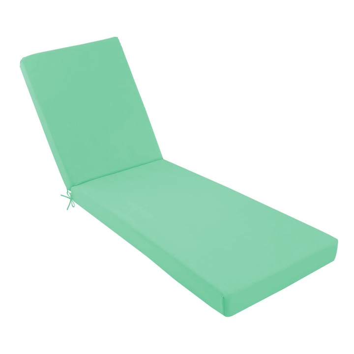 Lazyboy heverő matrac 2 szegmens, 60 x 190 cm, vízálló, kivehető, prémium poliuretán hab 8 cm, Rugalmas markolat, Pasztell Menta színű