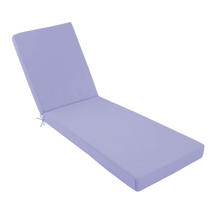 Lazyboy heverő matrac 2 szegmens, 60 x 190 cm, vízálló, kivehető, prémium poliuretán hab 4 cm, zsinór rögzítés, Pasztell Lila szín