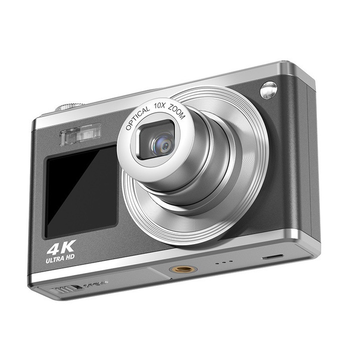 Shaoke, Digitális fényképezőgép, 60 megapixel, 16x zoom, autofókuszos AF, 32G memóriakártyával, USB kártyaolvasó, Android OTG adapter, fekete