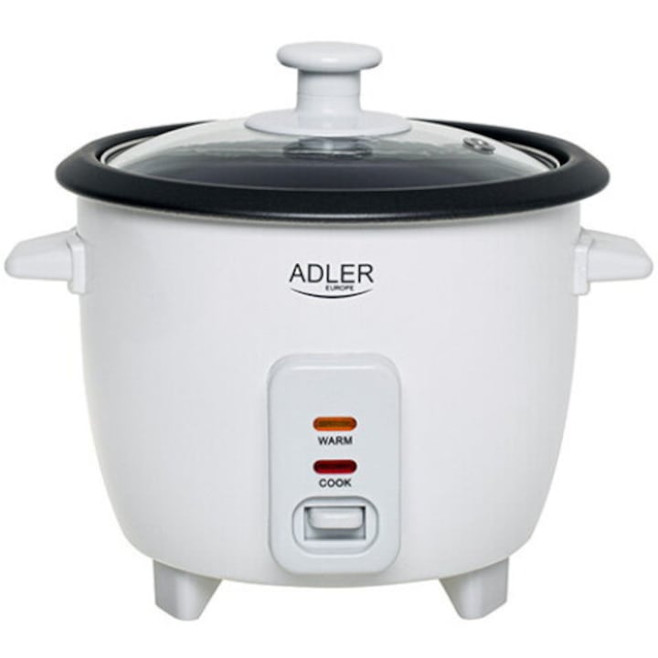 Aparat de gatit orez AD 6418 300 W, 0.6 l Alb