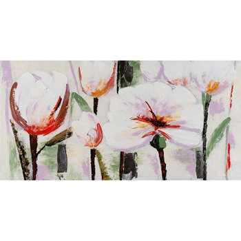 Tablou pictat manual Frezii, 60 x 120 cm Tablou pictat manual Frezii, 60 x 120 cm