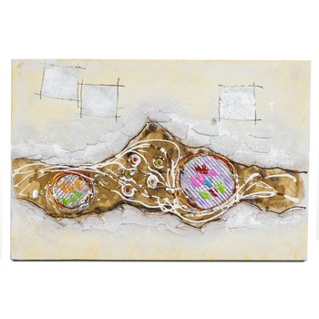 Tablou pictat manual Process 60 x 90 cm Tablou pictat manual Process 60 x 90 cm