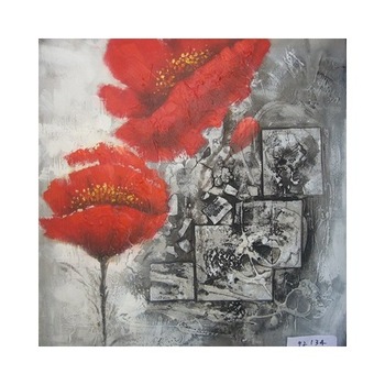 Tablou pictat manual Pasodoble, Mendola Art, 60x60 cm Tablou pictat manual Pasodoble, Mendola Art, 60x60 cm
