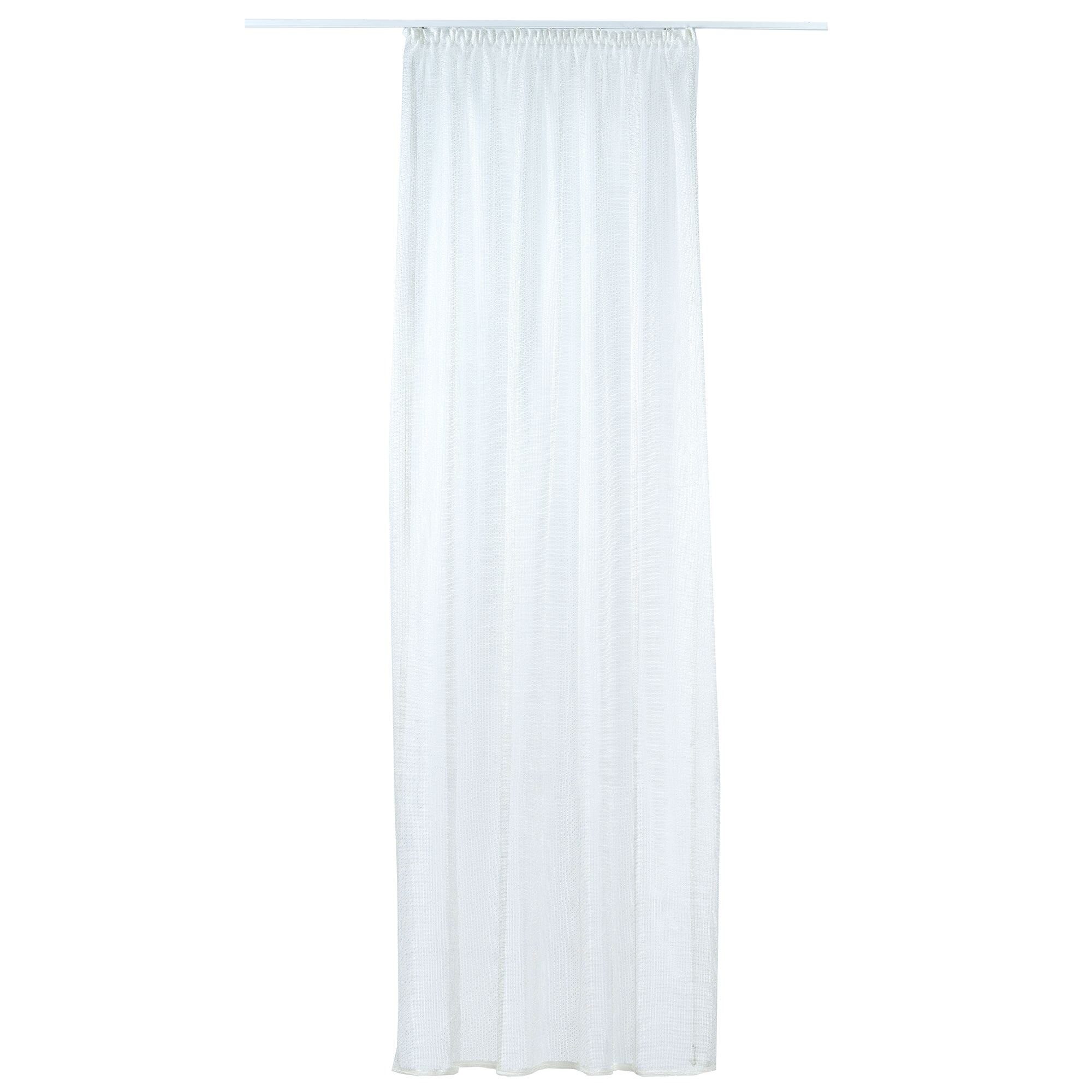 Perdea plasa, Imagine, cu rejansa, crem, 140x245cm