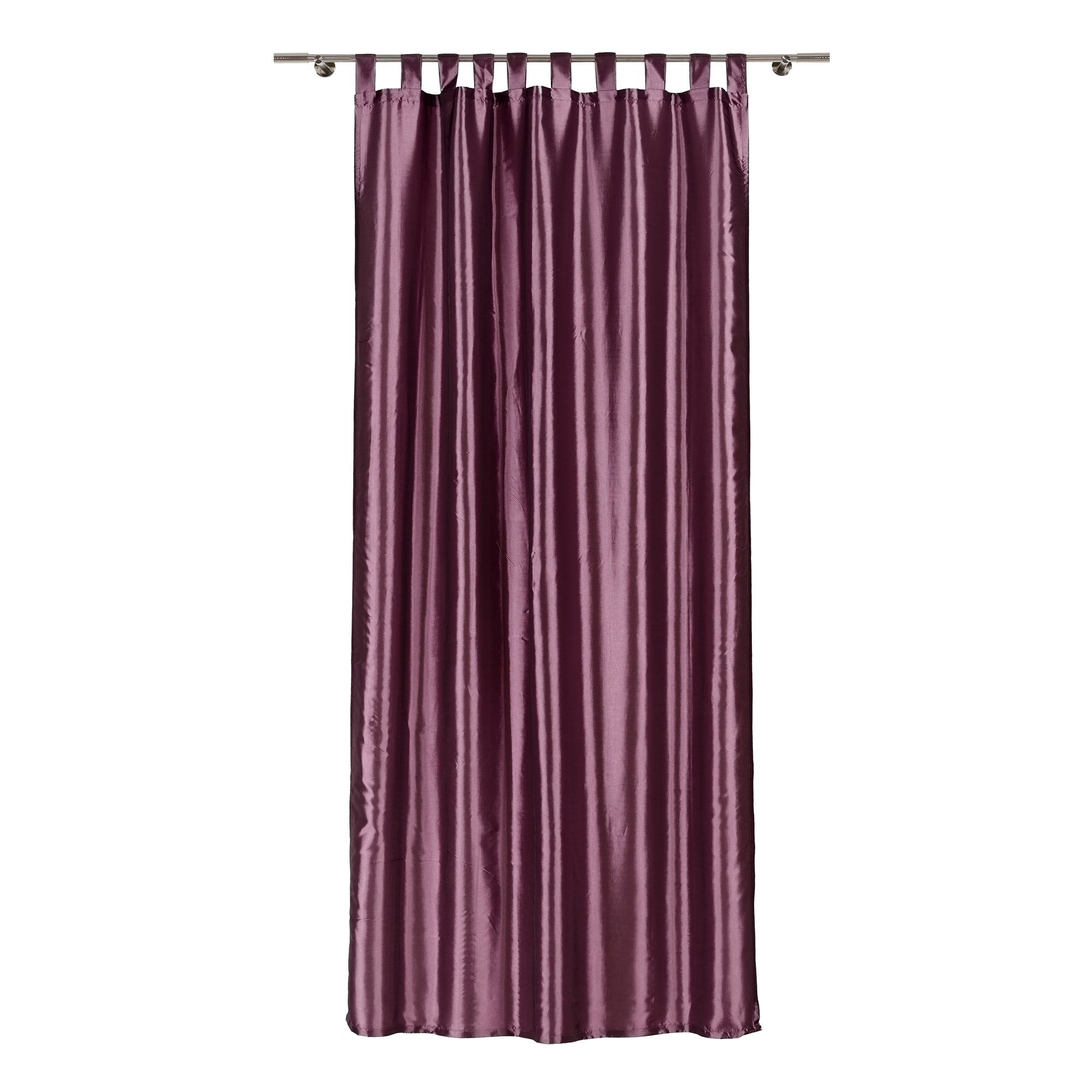 Draperie Tafta, Imagine, cu bride, mov 140 x 245 cm, cu bride