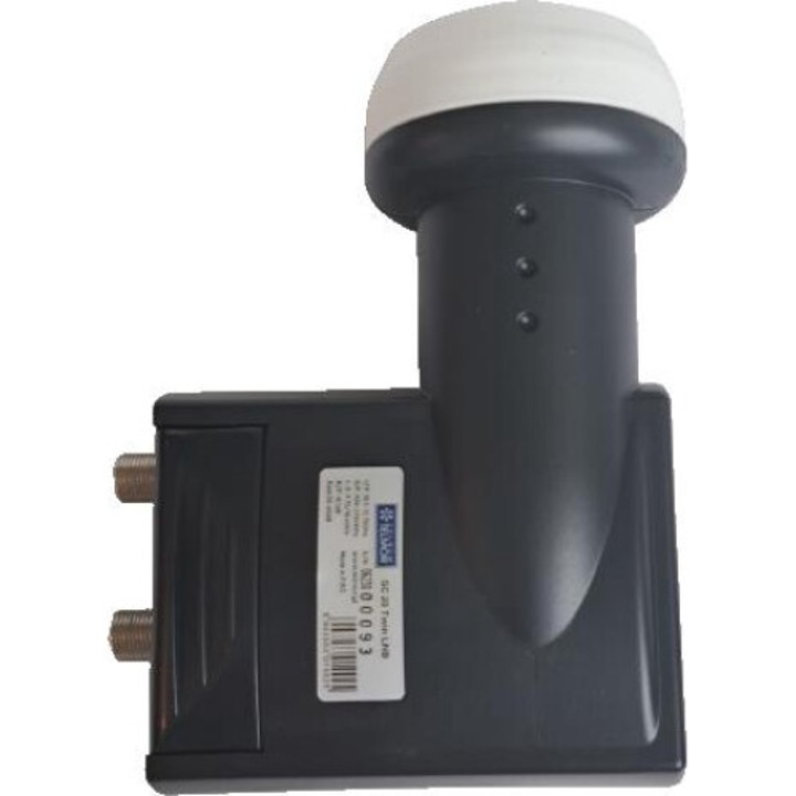 Két SC-20 Telmor konverter, 2 kimenet, 40 mm, 55-65 erősítés, 1 dB zaj