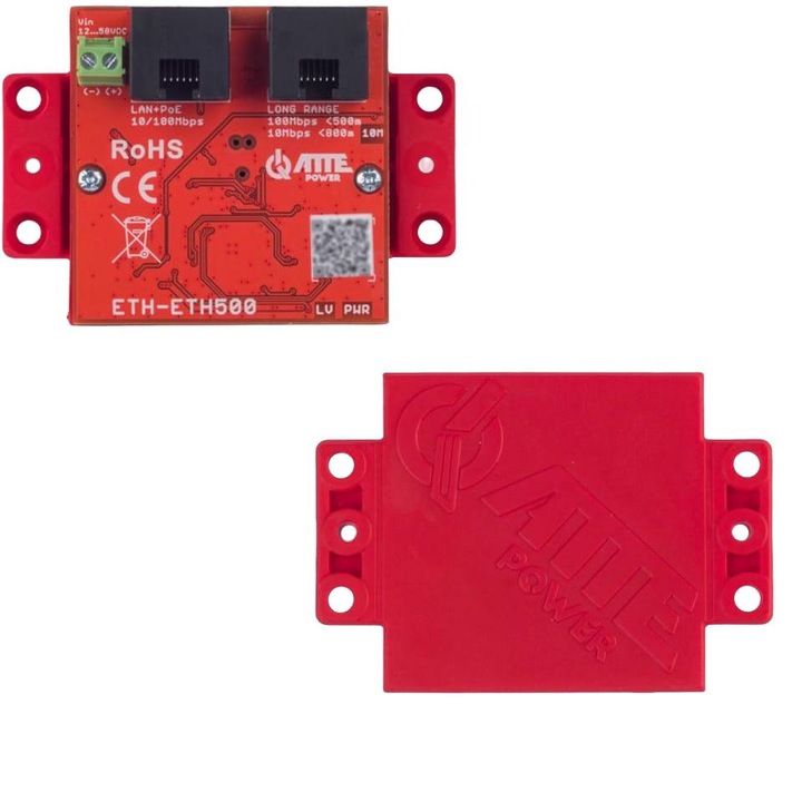 ATTE ETH-ETH500 konverter készlet, piros