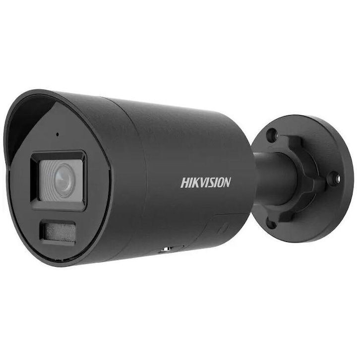 Камера за наблюдение HIKVISION DS-2CD2087G2H-LIU, външна/вътрешна, 8MPX 4K, нощно виждане 40м, черна