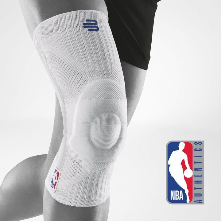 Suport pentru genunchi Bauerfeind Sport Nba, alb, Marime XL