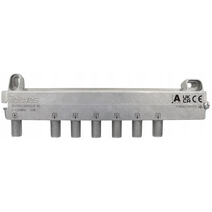 TV сплитер, TELEVES, 1 вход, 6 изхода, модел 519606