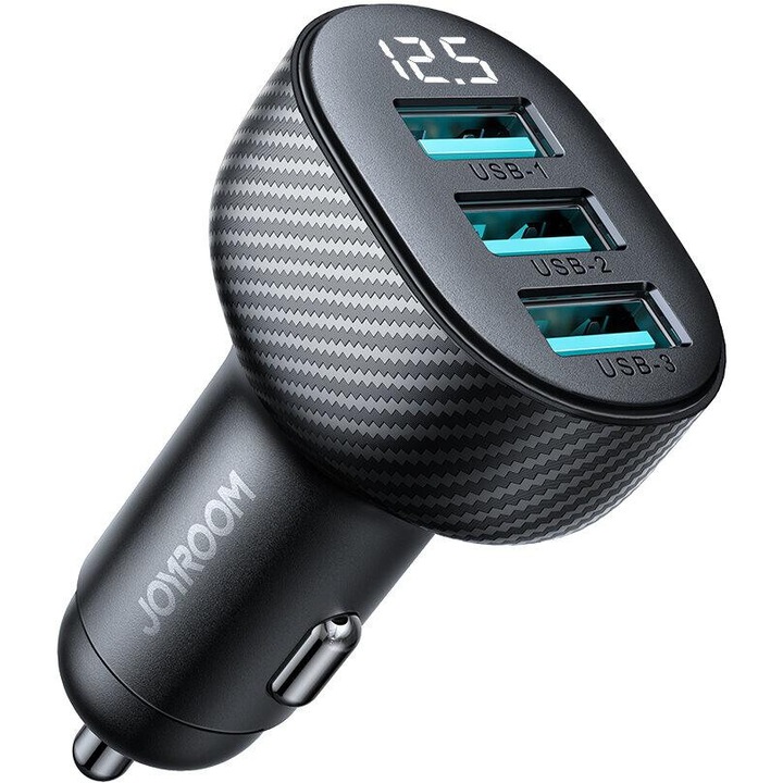 Joyroom autós töltő, JR-CCD03 17W 3x USB-A