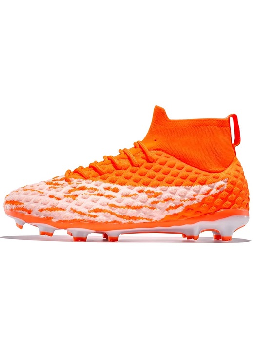 Ghete de fotbal MBrands FG, pentru teren cu iarba, 7.2, culoare portocaliu 42