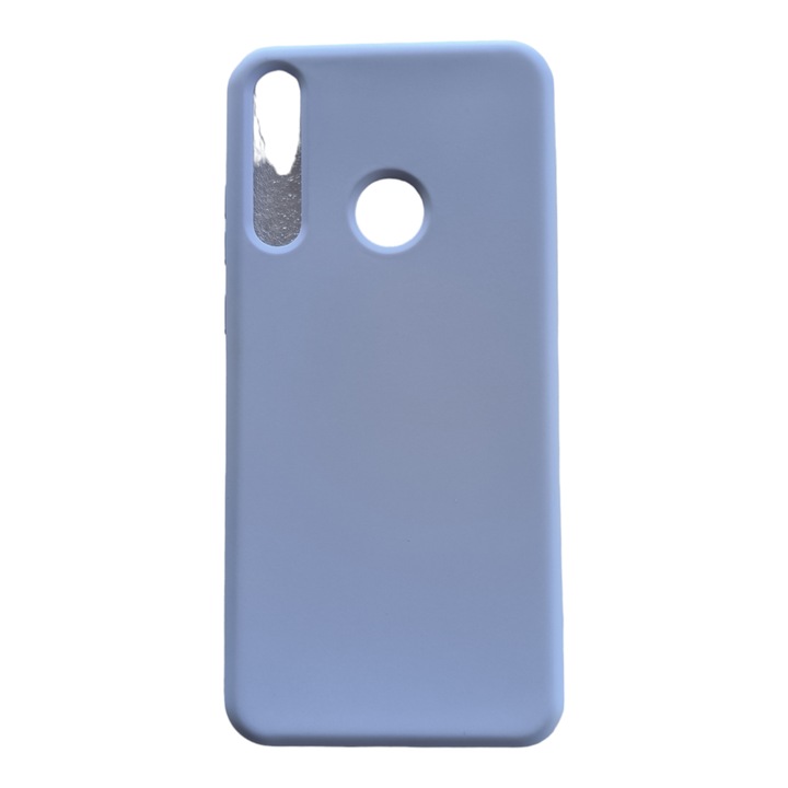 Husa compatibila cu Huawei Y6P 2020, Silicon Liquid, Mov deschis