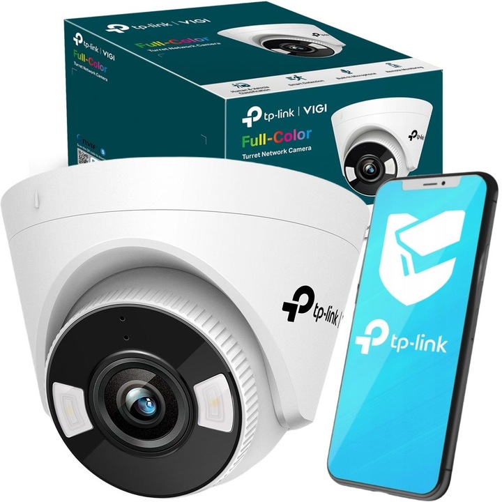 IP камера за наблюдение TP-Link VIGI C450, 5MP, 4mm, интелигентно засичане, PoE захранване, 123x84mm