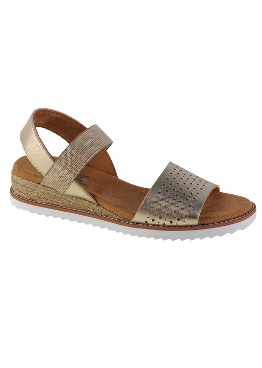 Szandal, Skechers Desert Kiss 113557-CHMP, arany, Barna