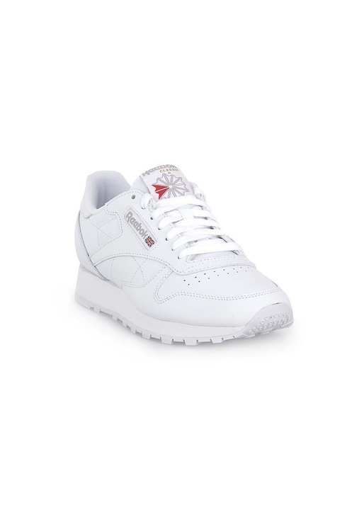 Reebok, Piele naturala, Alb, Alb