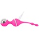 Bile vaginale Sweet Smile, stimulare, antrenament Kegel, 10 programe, argintiu, 18x3,7cm