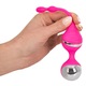 Bile vaginale Sweet Smile, stimulare, antrenament Kegel, 10 programe, argintiu, 18x3,7cm