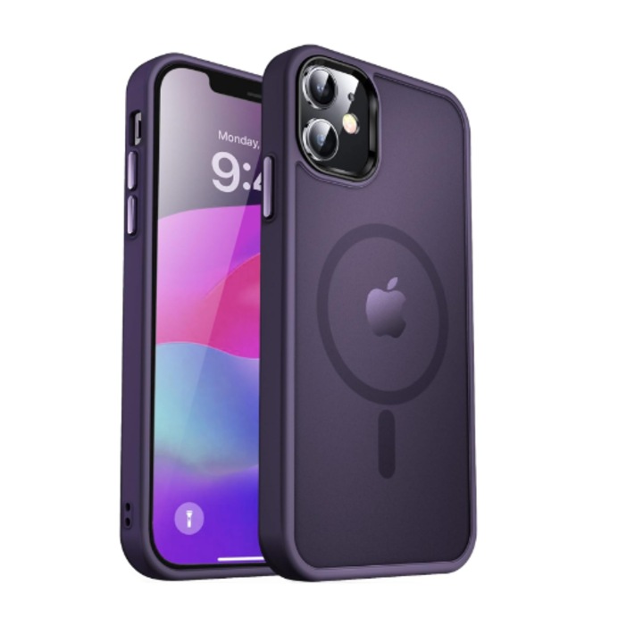 Husa pentru iPhone 15 Pro Max, V557, Poliuretan, Violet