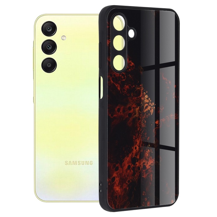 Кейс за Samsung Galaxy A25 5G - Techsuit Glaze Series - Red Nebula