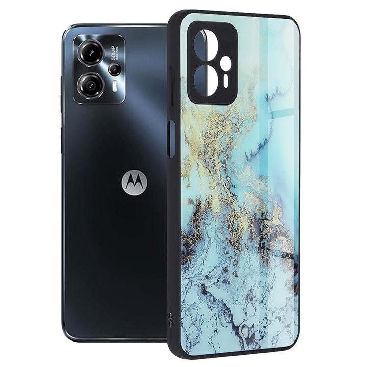 Кейс за Motorola Moto G13 / G23 - Techsuit Glaze Series - Blue Ocean