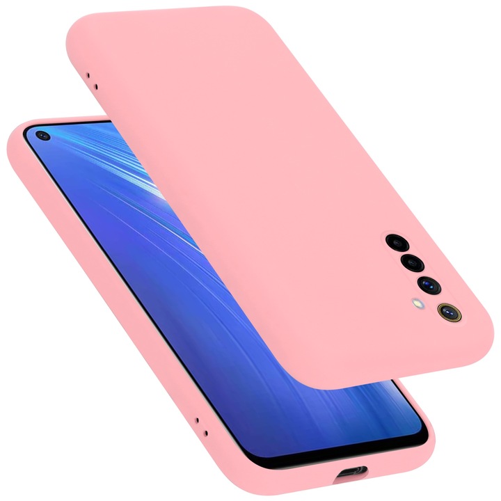 Tok kompatibilis a Realme 6 / 6I, Ultra Slim, Camera Protection, Pink, Atlas készülékekkel