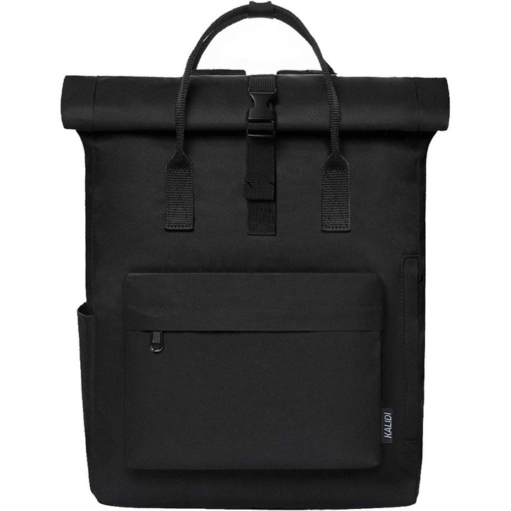 Rucsac pentru drumetiii, QttvbTna, Poliester, Compartimentat, Port USB, 15 inch, Negru