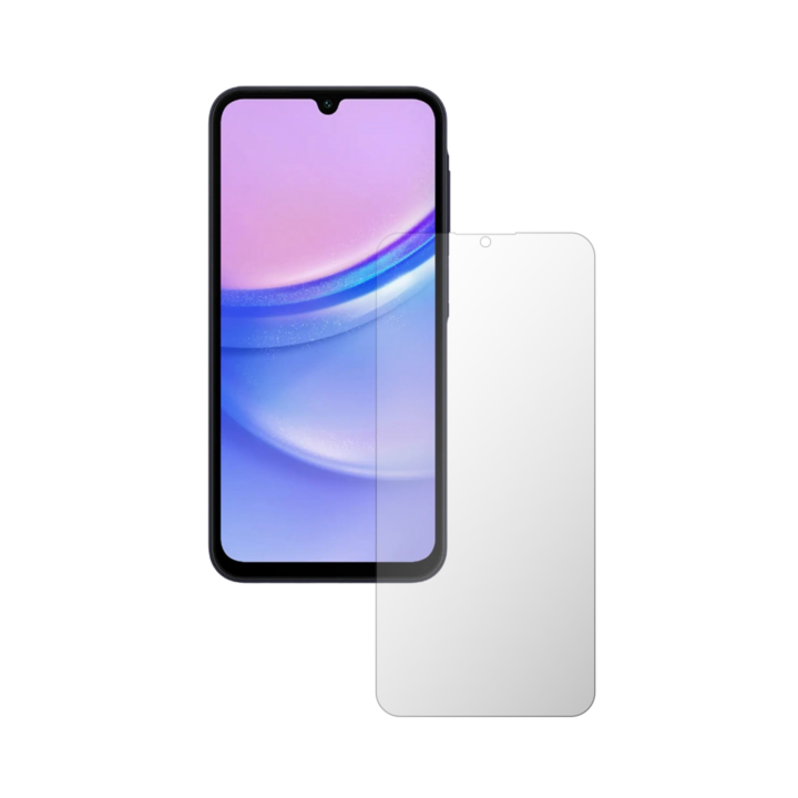 Комплект от 2X iSkinz протектор за екран за Samsung Galaxy A15, A15 5G - Full Cut, Invisible Skinz HD, ултра-прозрачен силикон с пълно покритие, лепило и гъвкав