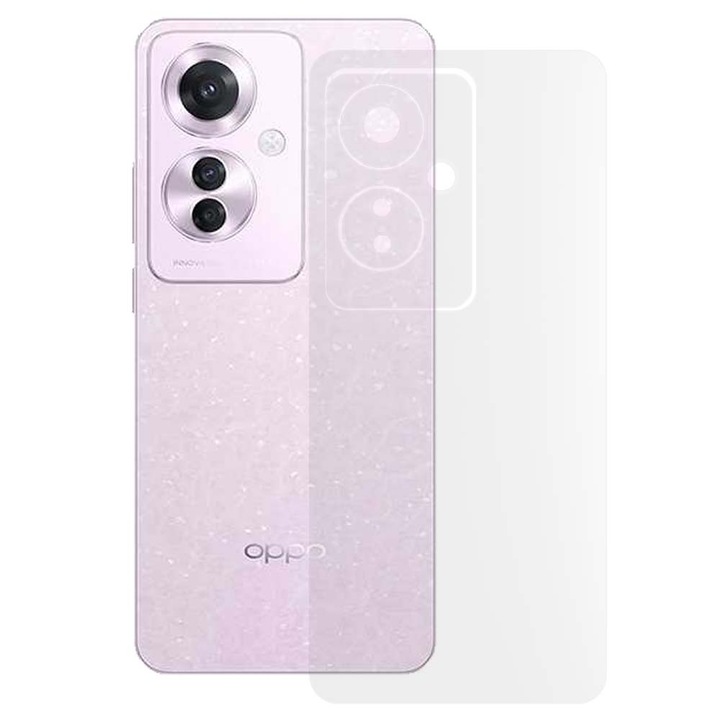 SILKASE matt hátfólia OPPO Reno11 F-hez, hátvédő, szilikon