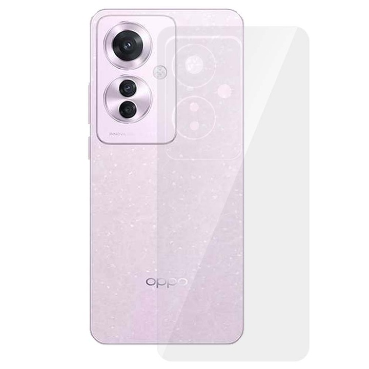 SILKASE hátfólia OPPO Reno11 F-hez, hátvédő, megújuló szilikon