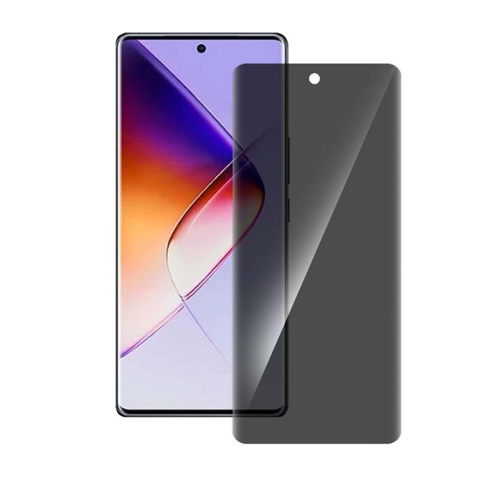 SILKASE протектор за поверителност за Infinix Note 40 Pro, защита на екрана, силикон