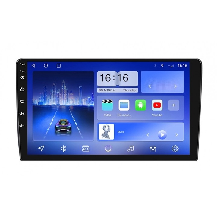 Мултимедия с навигация ZT, за CITROEN C2 2003 - 2009 C3 PICASSO 2009-2017 9'', 4+2+16, 9665110