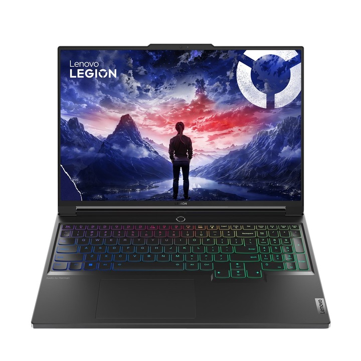 Laptop Lenovo Legion 7, 16" 3.2K, Intel® Core™ i7 14700HX pana la 5.5 GHz, 32 GB RAM DDR5 5600, 512 GB SSD, NVIDIA® GeForce® RTX 4070 8 GB, Harman Kardon, Free Dos, Eclipse Black DDR5