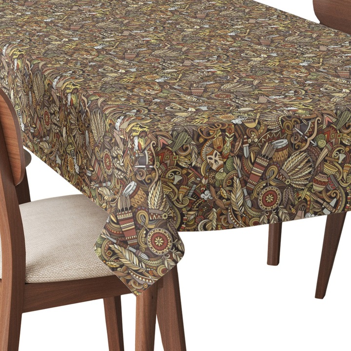 Abrosz, Indiai kiegészítők, Poliészter, Téglalap, Méret: 140 cm x 350 cm, TDX603/350