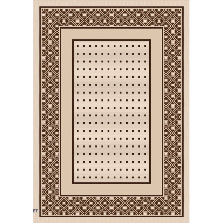 Килим от юта, Home Vista, Natura 903, Кремав/Кафяв, 50x80 см