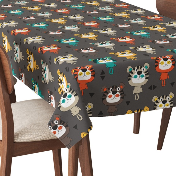 Abrosz, Tündértigris, Poliészter, Téglalap, Méret: 140 cm x 500 cm, TDX641/500