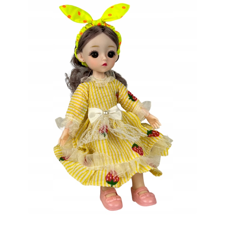 Papusa colectionara, YY, 30cm, galben