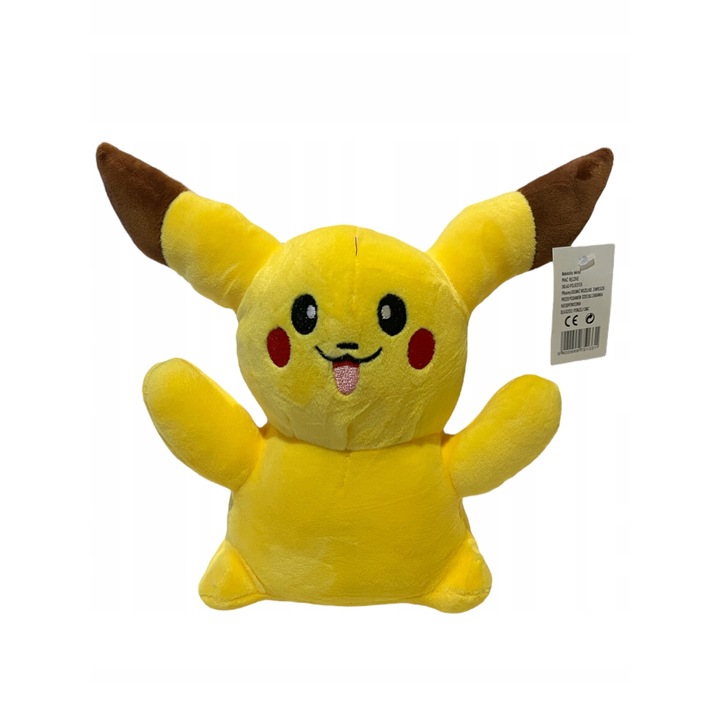 Jucarie de plus Pikachu, moale, inaltime 25cm