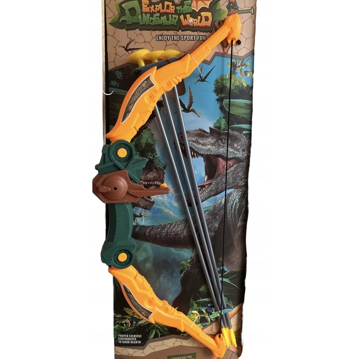 Set Arc si Sageti pentru Copii, 61x55cm, cu Ventuze, Multicolor