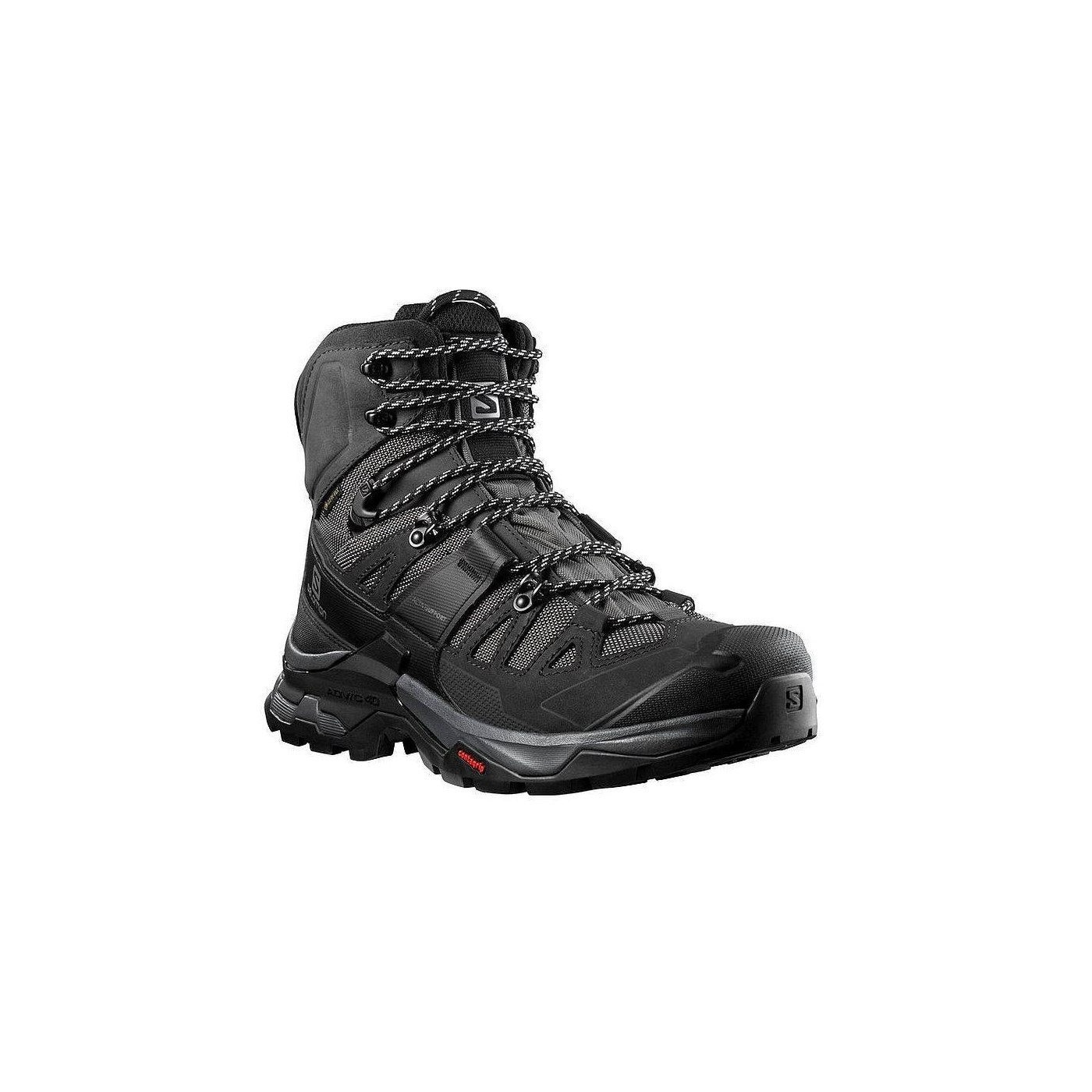 Ghete trekking barbati Salomon Quest 4D 4 GTX, sintetic, negru, 48