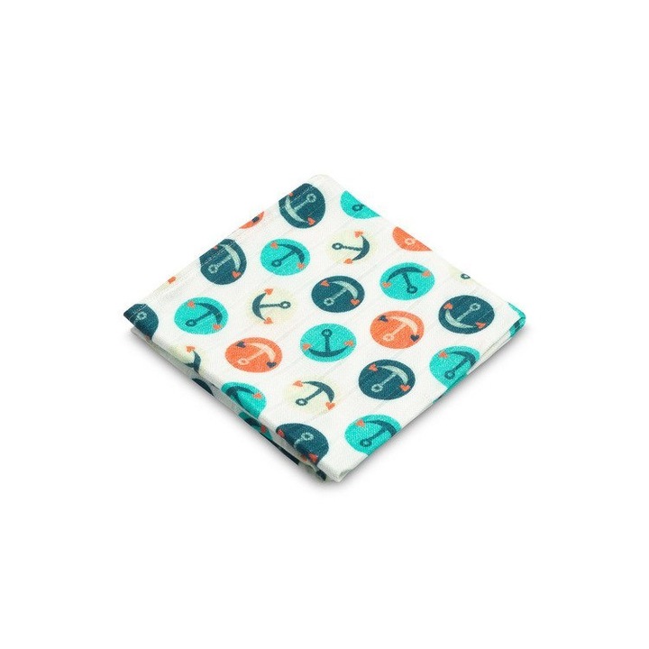 Пелена, Sensillo, бамбук, антибактериални свойства, 75x75см, многоцветна