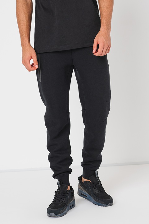 Nike, Спортен панталон с джобове с цип, Черен