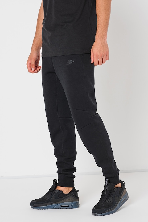 Nike, Pantaloni de trening cu buzunare cu fermoar, Negru, XL