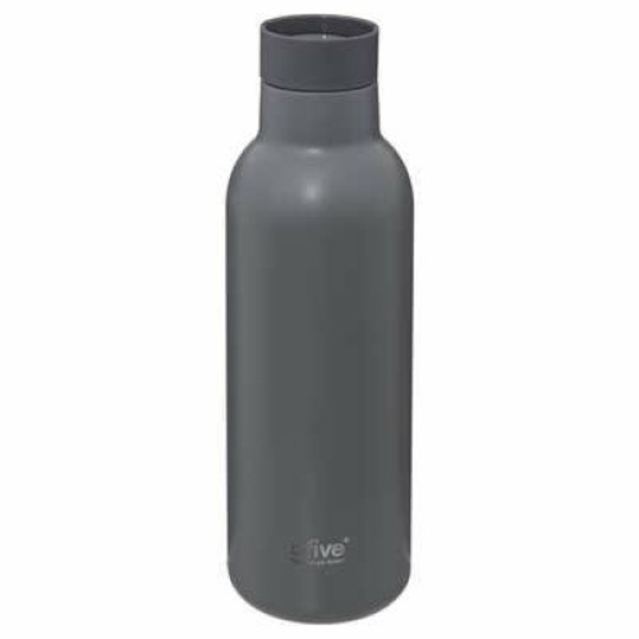 Termos tip sticla, 5five Simply Smart, Iso, inox, 0.45L, gri