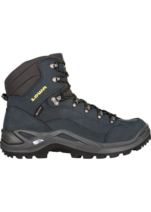 Ghete trekking barbati Lowa sintetic, Negru/Bleumarin